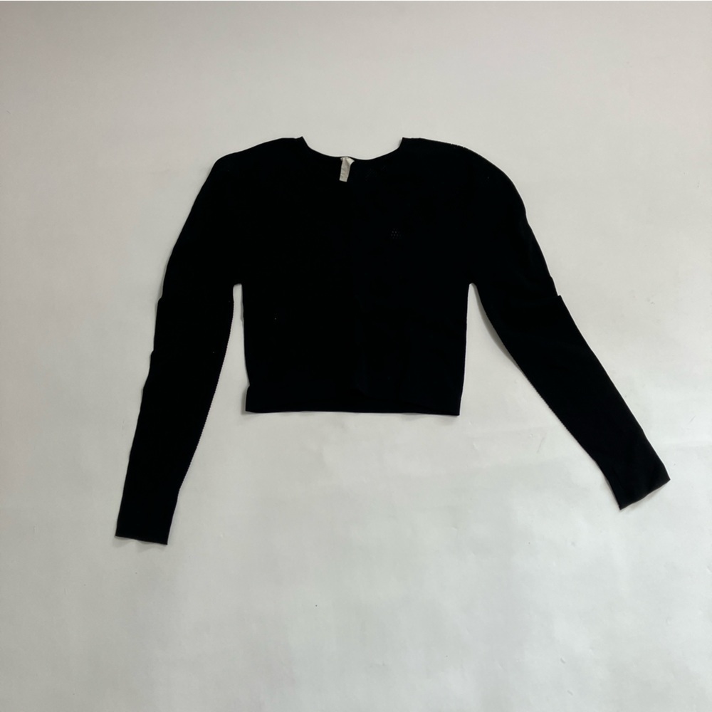 FABLETICS stretch perforated crop top